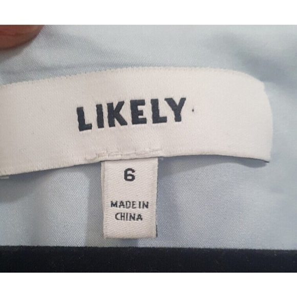 Likely Blue Floral Dress Size 6 - Picture 9 of 14